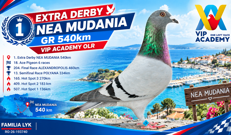 VIP ACADEMY  OLR - Derby NEA MUDANIA 540km